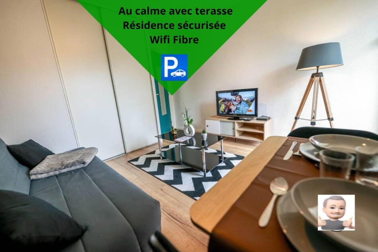 Apartmán Le Petit Park-Studio-Terrasse- Piscine-Wifi Fibre Pau Exteriér fotografie