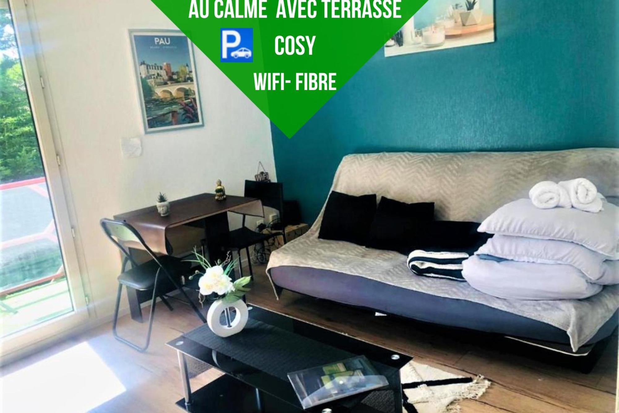 Apartmán Le Petit Park-Studio-Terrasse- Piscine-Wifi Fibre Pau Exteriér fotografie